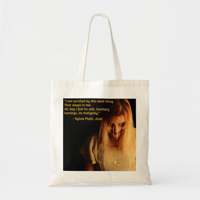 crazy woman tote bag (Front)
