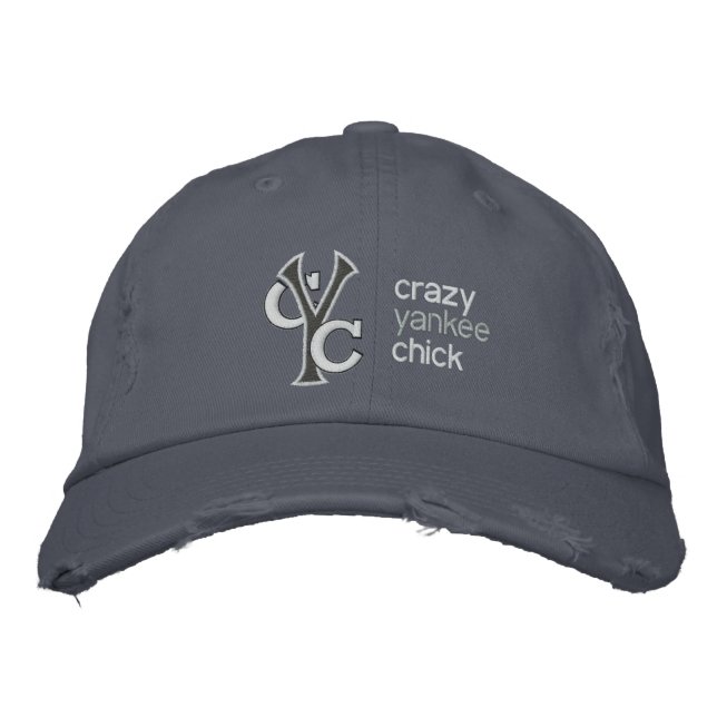 Crazy Yankee Chick hat (Front)