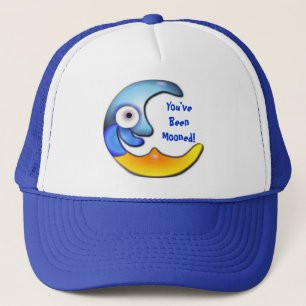 Crazy "You've Been Mooned" Cartoon Cap