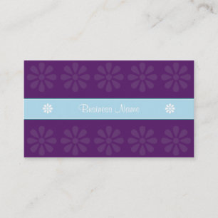 CRE8TIVE DESIGN 04 PURPLE BLUE BUSINESS CARD