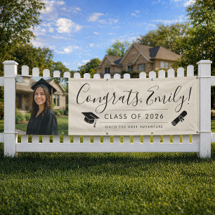 CREAM 2026   Graduation Banner with Photo