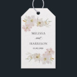 Cream and Blush Watercolor Flowers  Gift Tags<br><div class="desc">Cream and Blush Watercolor Flowers</div>