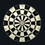 Cream Beige And Black Dartboard<br><div class="desc">Cream Beige And Black Dart Board</div>