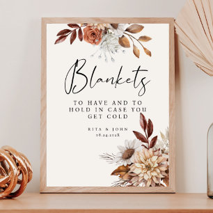 Cream Boho Wedding To Have And To Hold Drink Sign