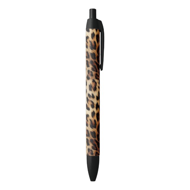 Cream Brown Leopard Print   Black Ink Pen (Bottom (Vertical))