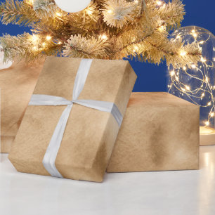 Cream Brown Watercolor Wrapping Paper