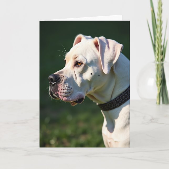 Cream Canine Fathers Day Card (Front)