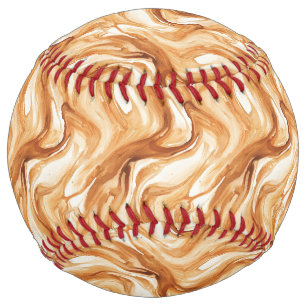 Cream Caramel Candy Swirls Softball