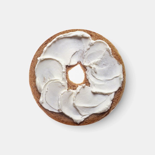 Cream Cheese Bagel Magnet (Front)
