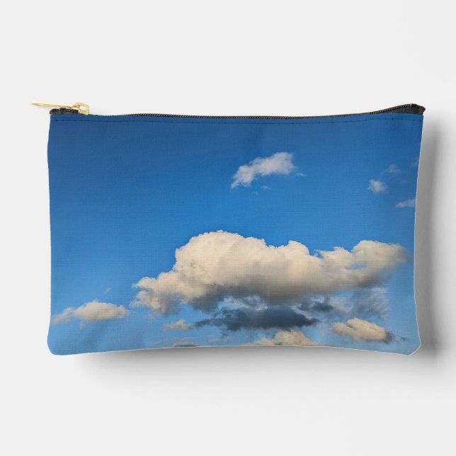 Cream cloud accessory pouch (Front)