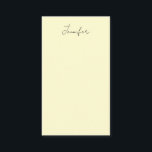 Cream color elegant modern minimalist plain name enclosure card<br><div class="desc">A perfect design that will work in business or in your private life. A simple,  minimalist,  perfect look. Just for you.</div>