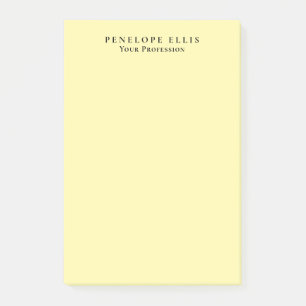 Cream Color Unique Original Classical Professional Post-it Notes