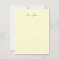 Cream colour elegant modern minimalist plain name