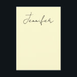 Cream colour elegant modern minimalist plain name enclosure card<br><div class="desc">A perfect design that will work in business or in your private life. A simple,  minimalist,  perfect look. Just for you.</div>