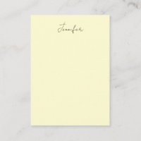 Cream colour elegant modern minimalist plain name