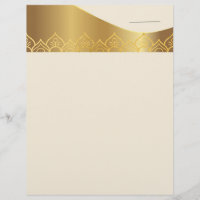 Cream colour Letter head paper