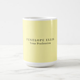 Cream Colour Unique Original Classical Professiona Coffee Mug