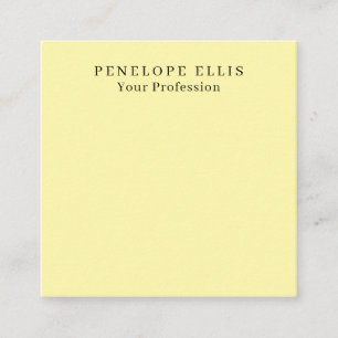 Cream Colour Unique Original Classical Professiona Enclosure Card