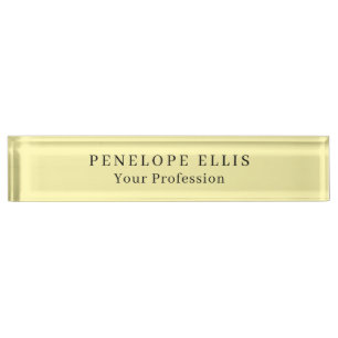 Cream Colour Unique Original Classical Professiona Nameplate