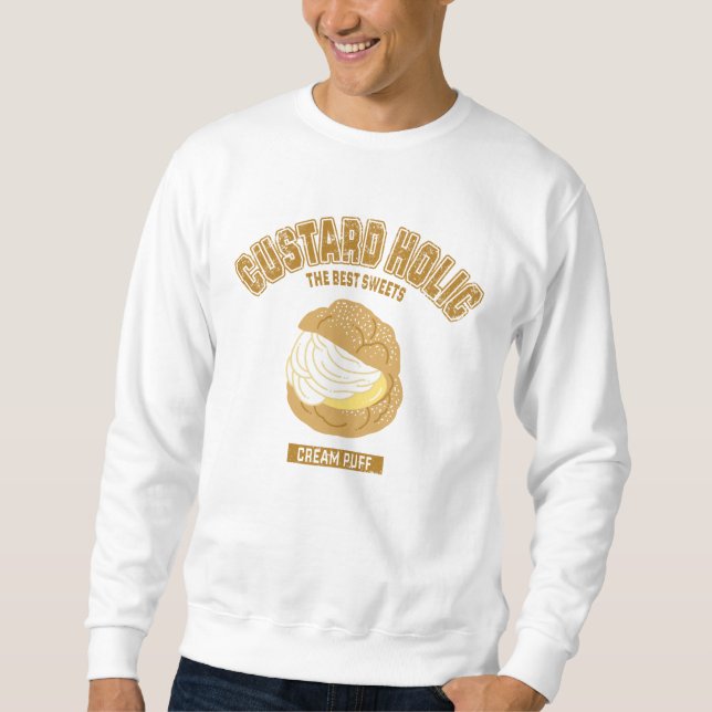 Cream cream cream cream (College-style illustratio Sweatshirt (Front)