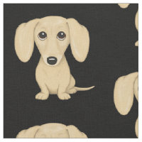 Cream Dachshund | Cute Cartoon Wiener Dog