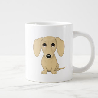 Cream Dachshund | Cute Wiener Dog Lover's Large Coffee Mug