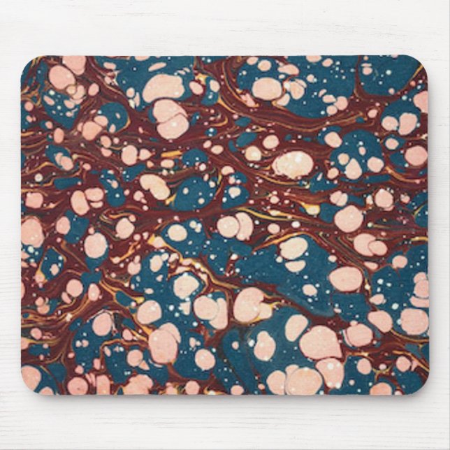 Cream Dots Mouse Pad (Front)