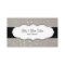 Cream Faux Glitter Business Cards