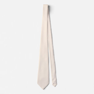 Cream Festive Christmas Solid Colour Tie