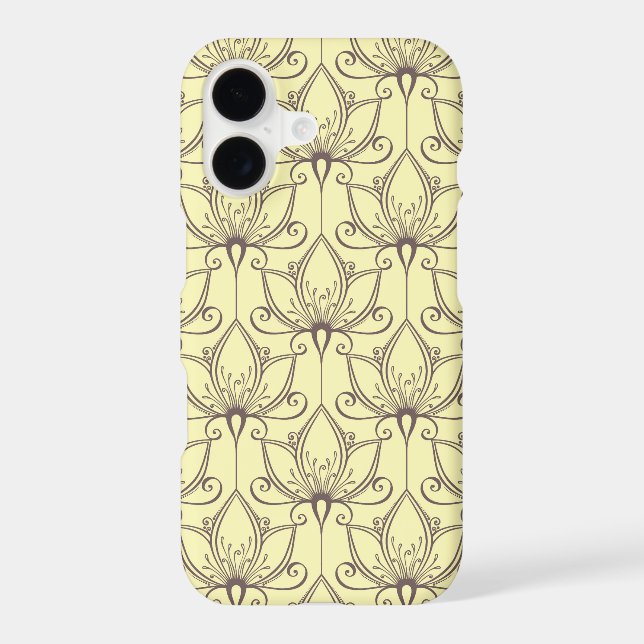 Cream Floral Pattern (Back)