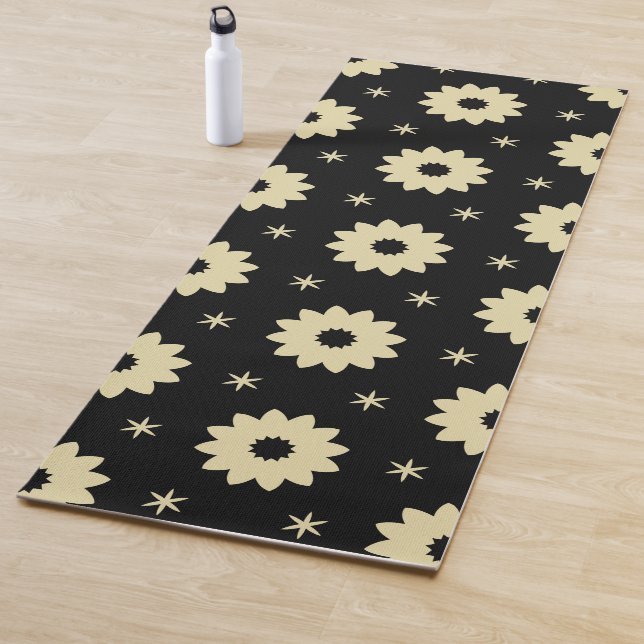 Cream Floral  Yoga Mat (In Situ)