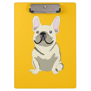 Cream French Bulldog, Clipboard