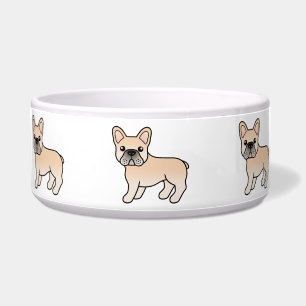 Cream French Bulldog Cute Cartoon Dog