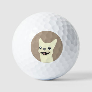Cream French Bulldog, Warm Taupe Golf Balls