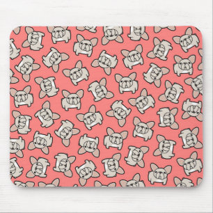 Cream Frenchie Mouse Pad