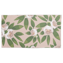 Cream Garden Harmony: Camellias and Greenery