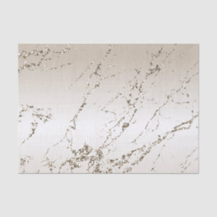 Cream Gold Glitz Marble Glitter Bridal Shower Tissue Paper