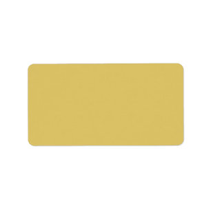 Cream Gold Solid Colour Label