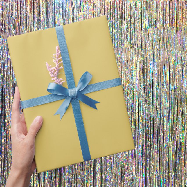 Cream Gold Solid Colour Wrapping Paper (Creator Uploaded)