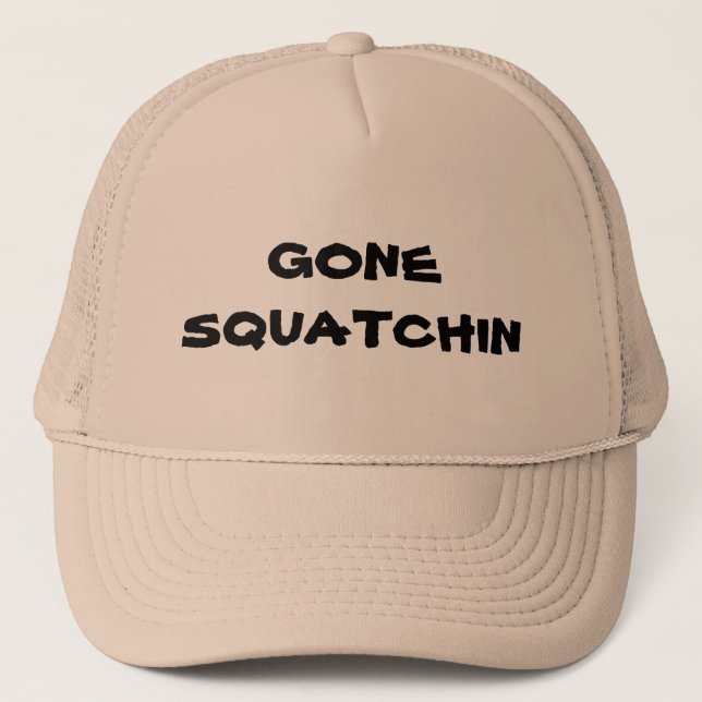 Cream Gone Squatchin Hat (Front)