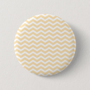 Cream Ivory White Chevron Pattern 6 Cm Round Badge