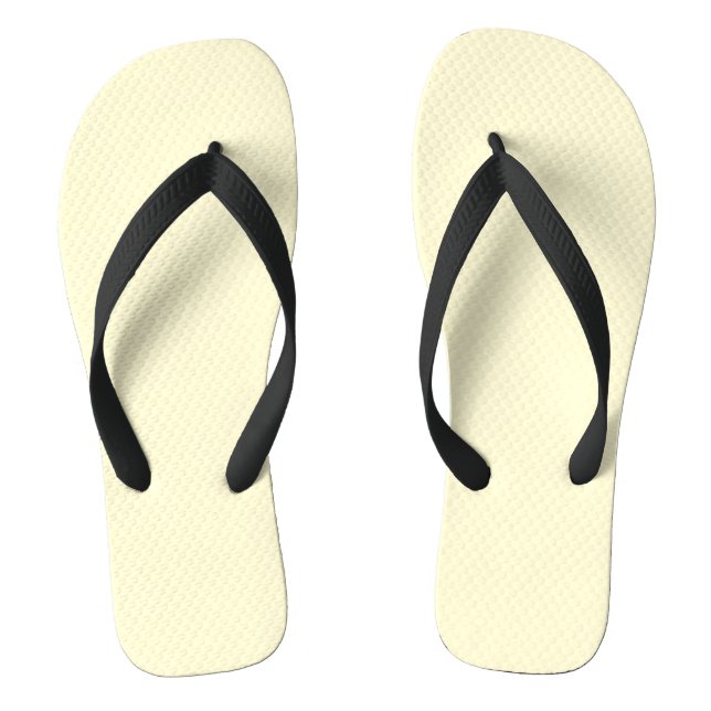 Cream Jandals (Footbed)