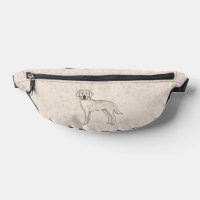 Cream Labrador Retriever Cute Cartoon Lab Dog