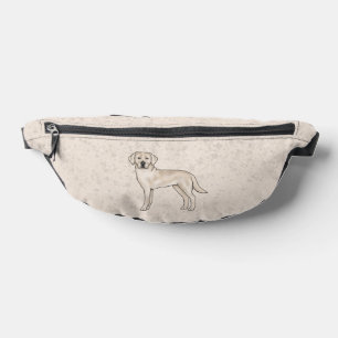 Cream Labrador Retriever Cute Cartoon Lab Dog Bum Bags