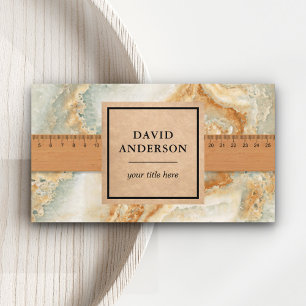 Cream Marble Granite Splashback Kitchen Countertop Business Card