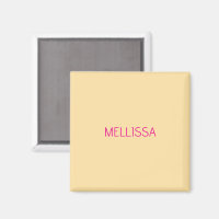 Cream minimalist custom name