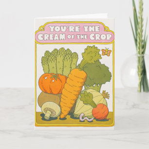 Cream of the Crop Letterpress Card