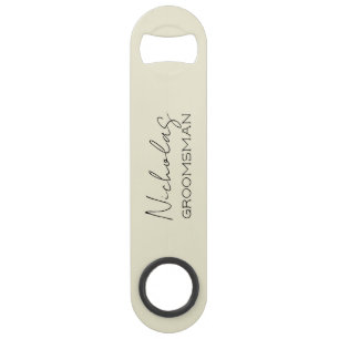 Cream Personalised Groomsman