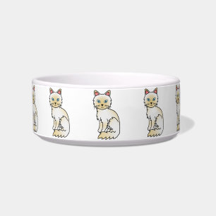 Cream Point Birman / Ragdoll Cat Bowl