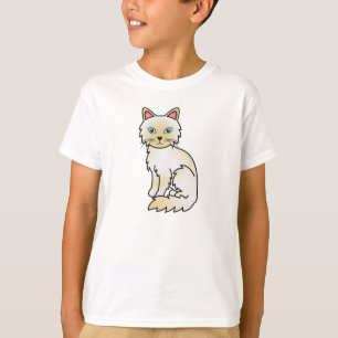 Cream Point Birman / Ragdoll Cat T-Shirt